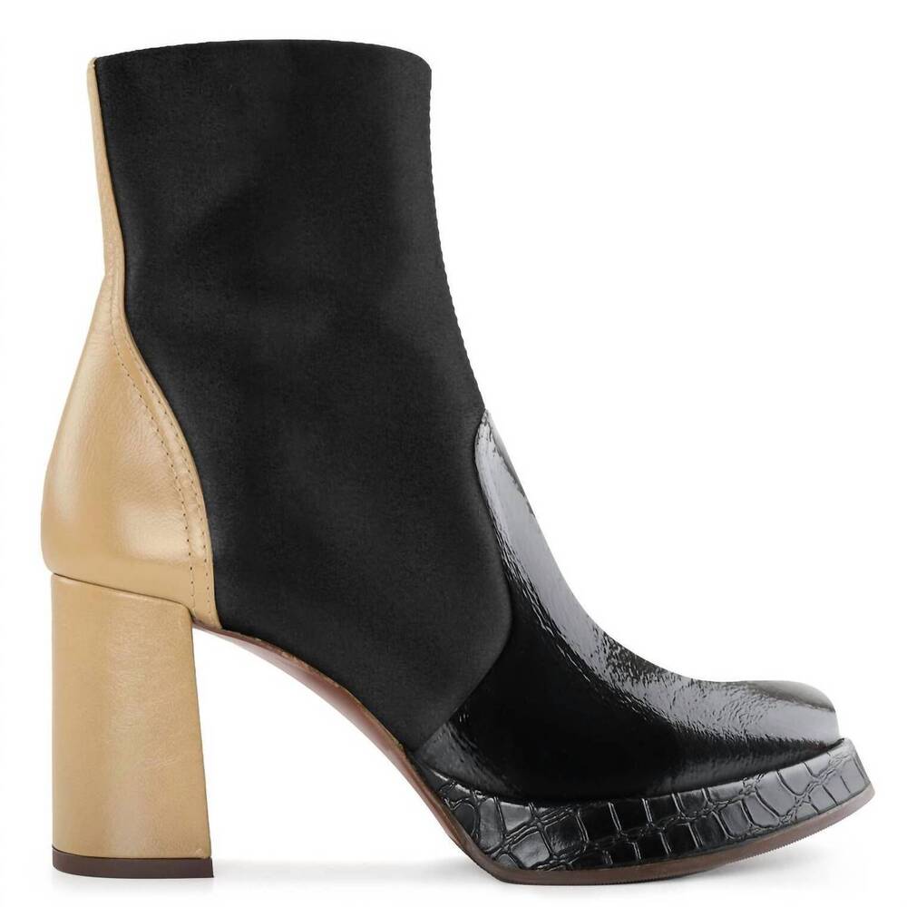 NEW CHIE MIHARA women fentu boot in black